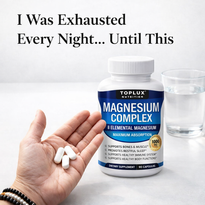 Magnesium Glycinate Capsules | 90-Count Daily Supplement