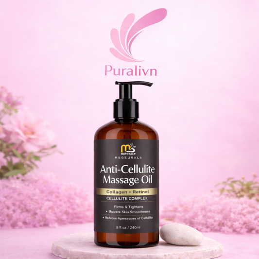 Anti Cellulite Massage Oil for Smooth, Firm-Looking Skin | Pura Livn